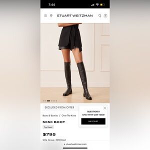Stuart Weitzman 5050 Leather Boots